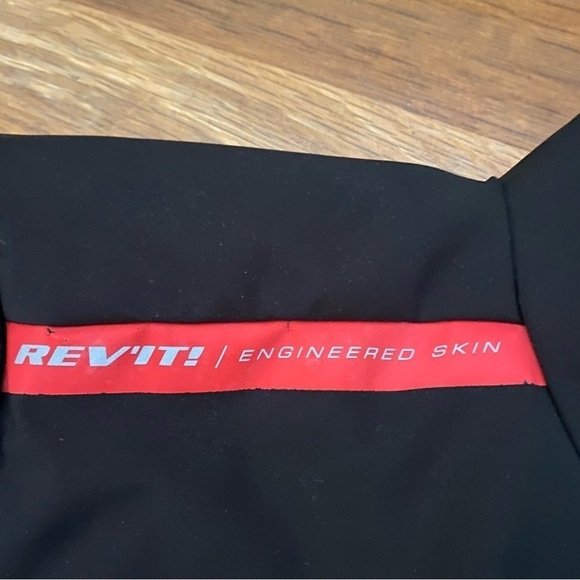 Rev'It! Men's Solar Insulated Ripstop Zip Up Jacket Black Red S‎ - Picture 8 of 12